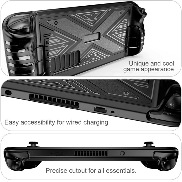 Game Console Silicone Cover Protector Grip Shell Case Steam Deck, Anti-Scratch - Picture 6 of 10